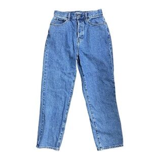 PACSUN High Rise Straight Button Fly Jeans